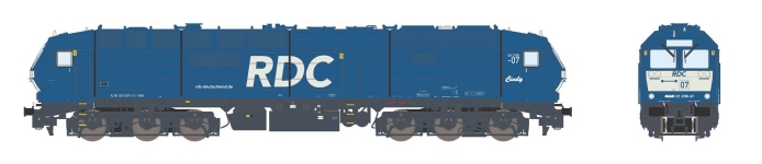 ASM - Arndt Spezial-Modelle 79020 - H0 - Diesellok DE2700 Cindy, RDC, Ep. VI - DC-Digital